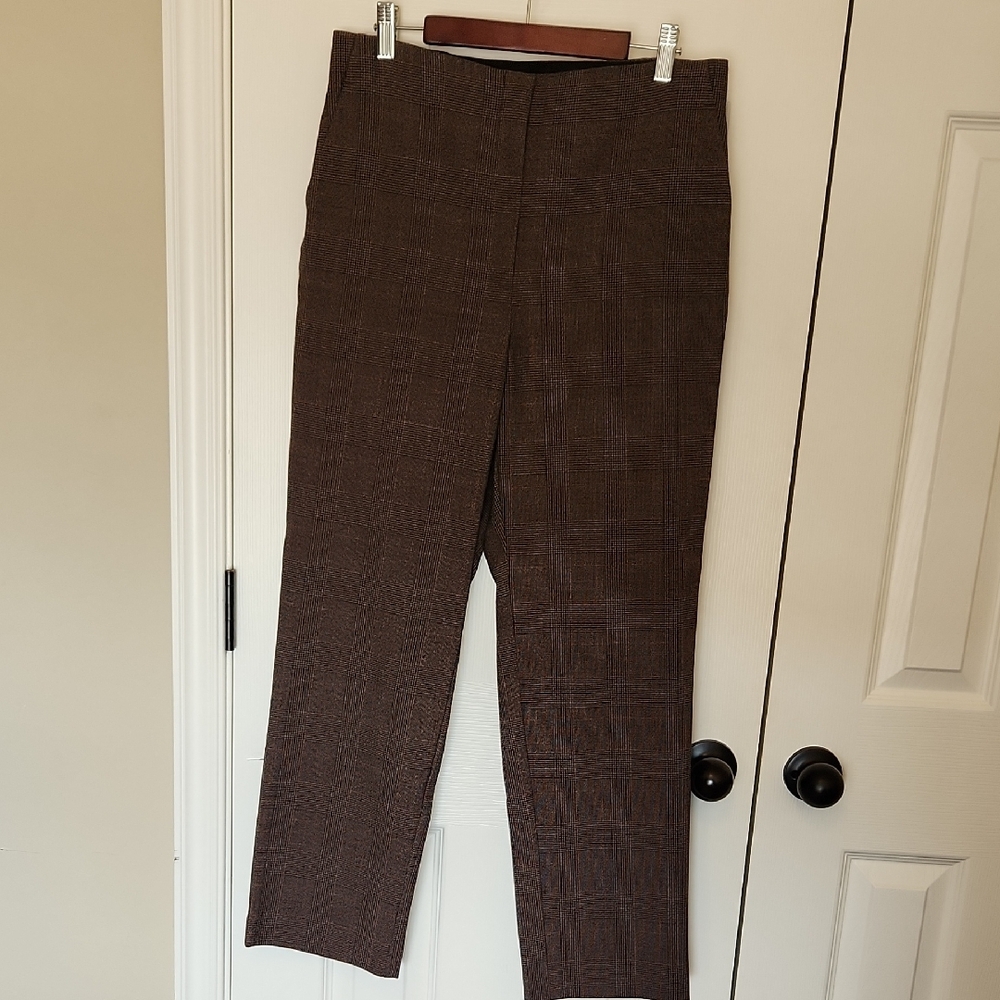LOFT Textured Brown Double-Breasted Blazer - Picture 6 of 8